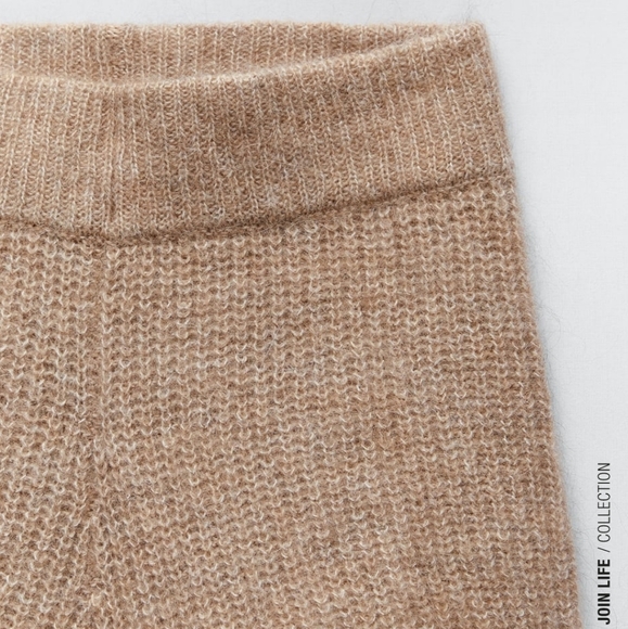 NWT ZARA | Limited Edition Wool Blend Knit Shorts - Picture 3 of 6